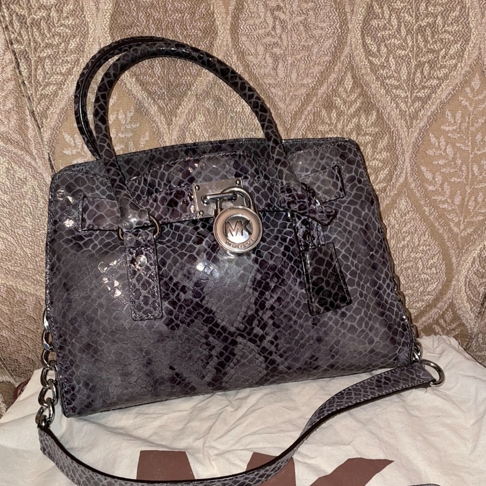 Snakeskin MK Bag